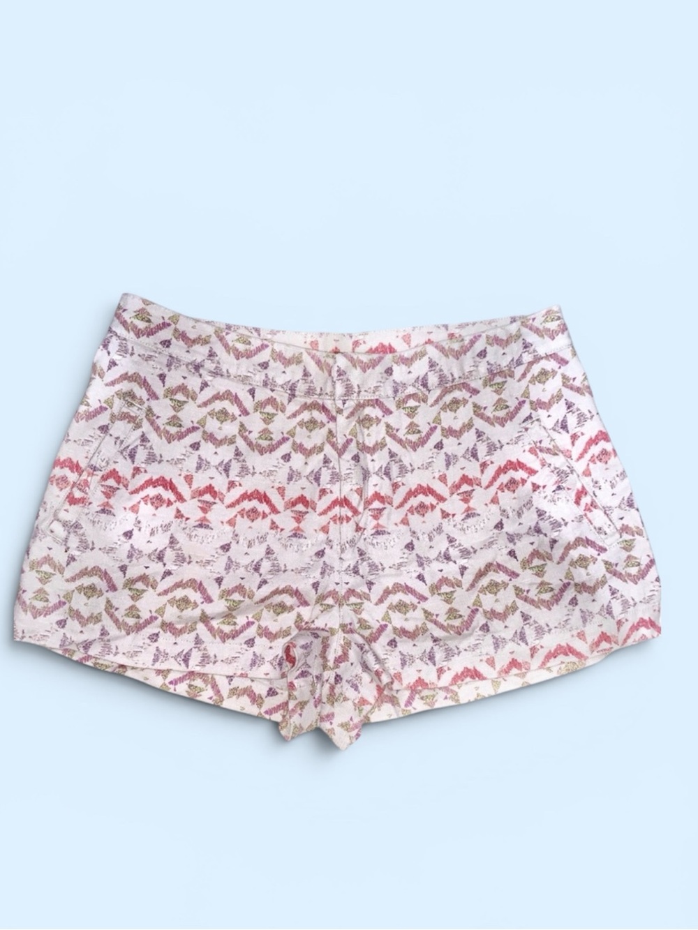 Free People Cream Tribal shorts Size 2
